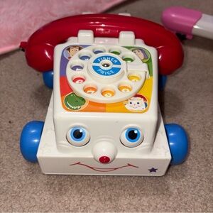 Fisher-Price Colorful Chatter Phone with Red and Blue Toy Story